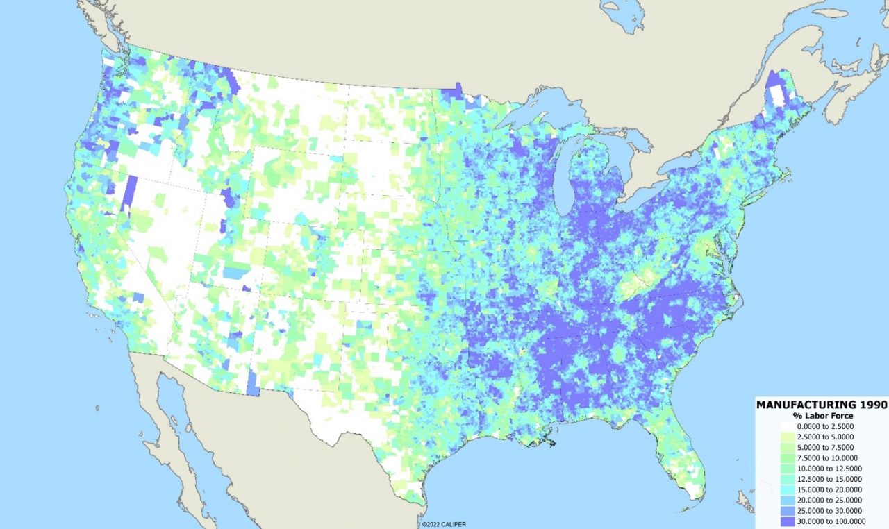 The Decline Of Manufacturing - Applied Geographic Solutions