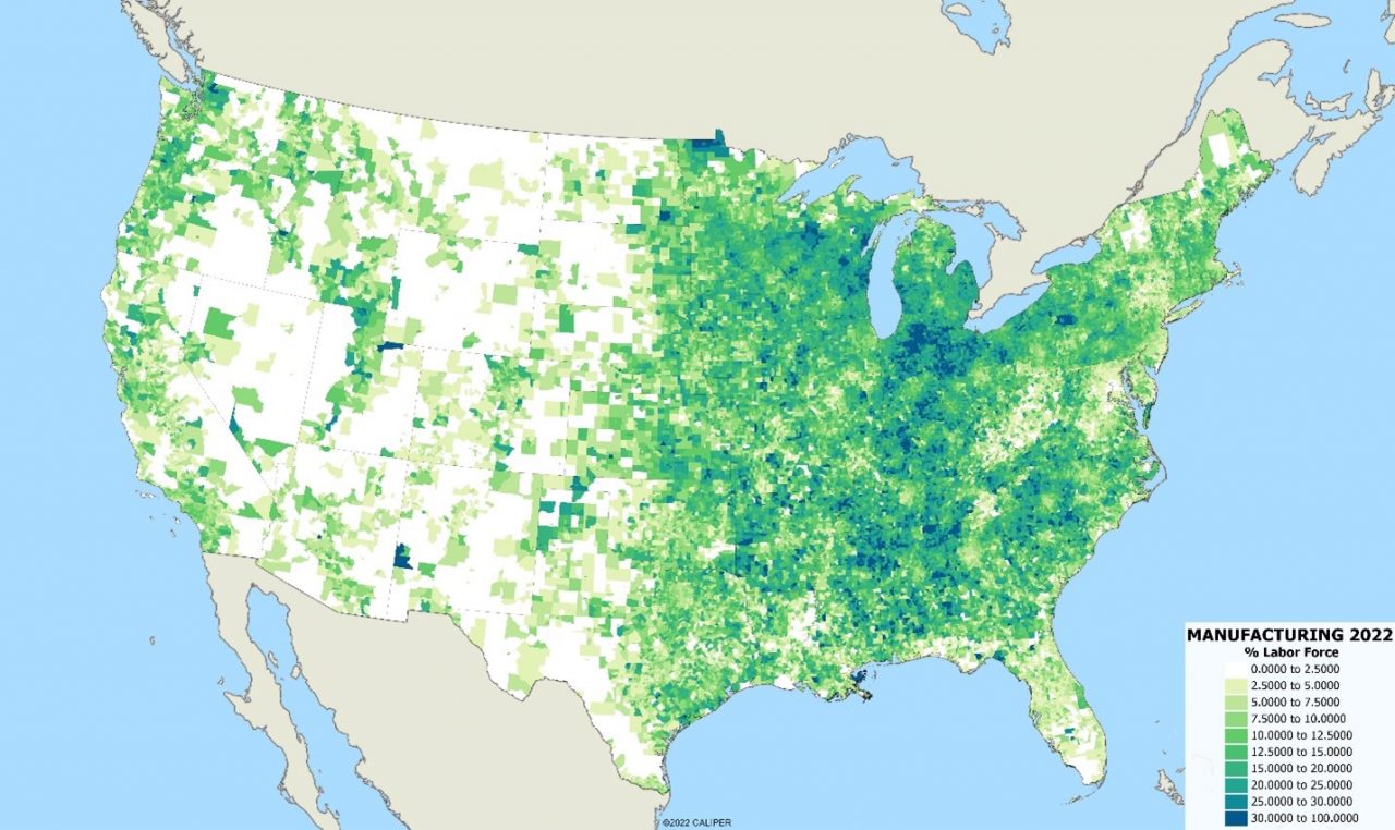 The Decline Of Manufacturing - Applied Geographic Solutions