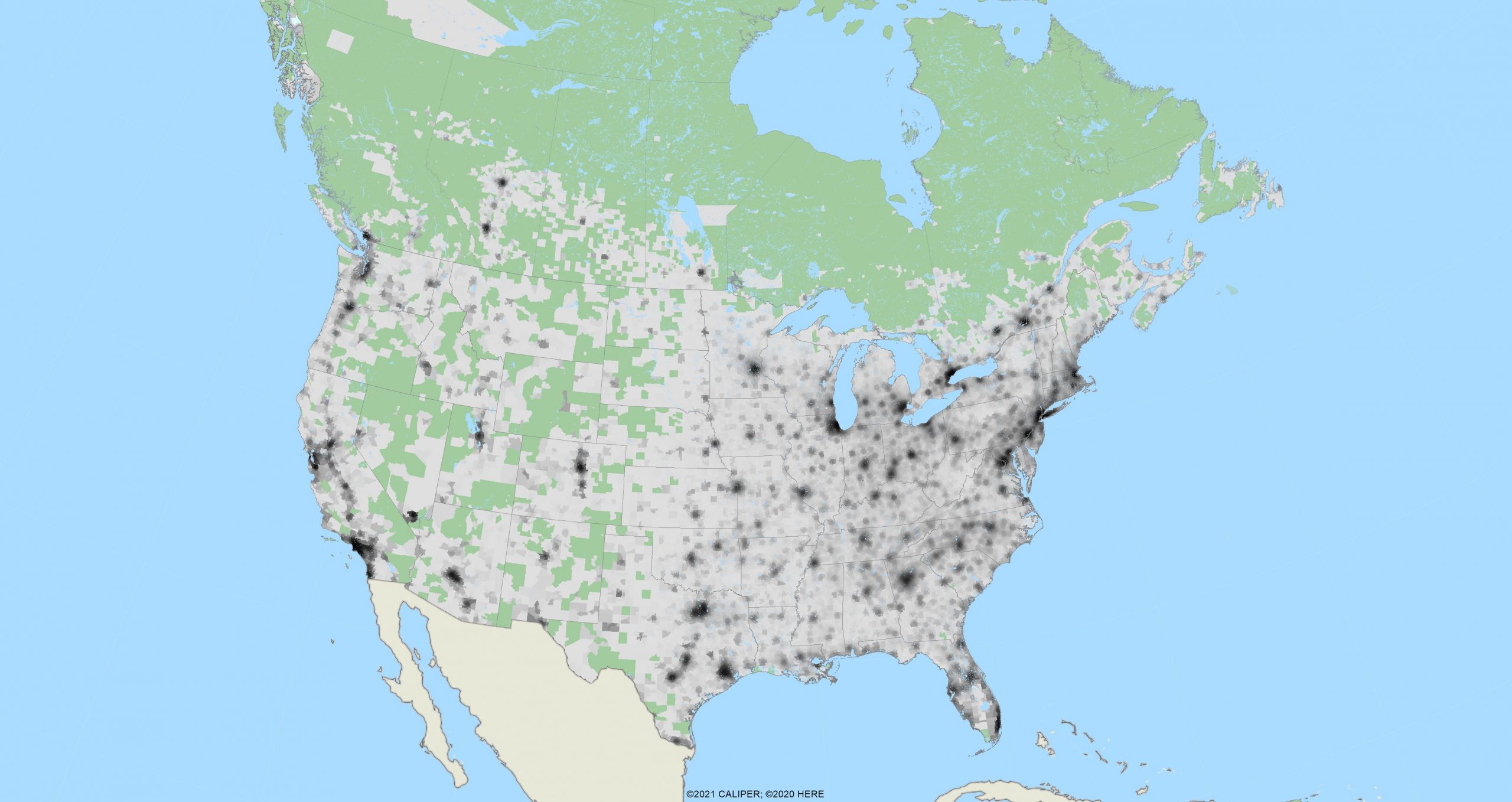 Peering over the Border - Applied Geographic Solutions