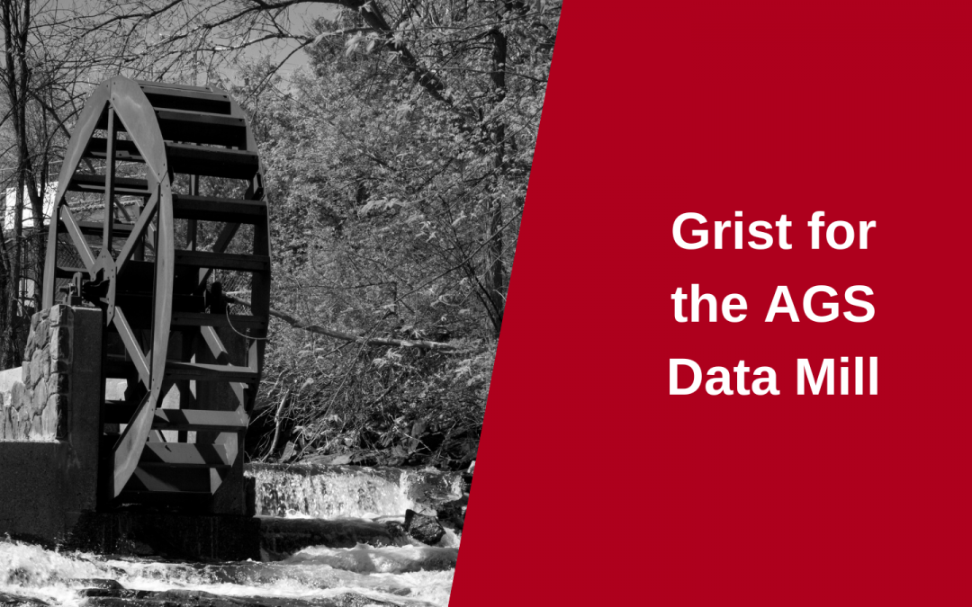 Grist for the AGS Data Mill