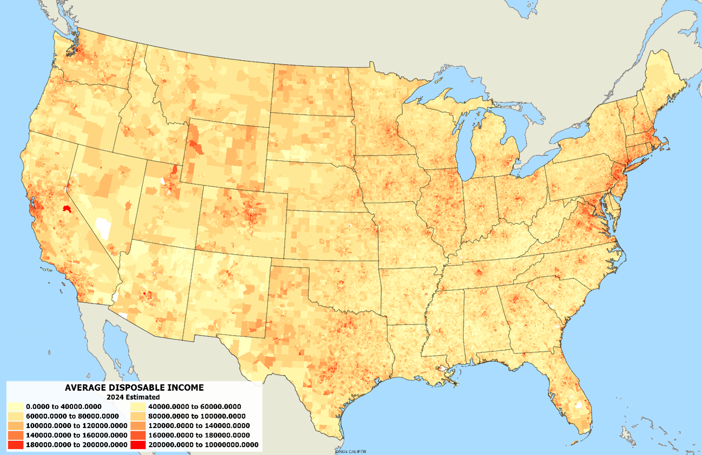 New for 2024B: Disposable Income - Applied Geographic Solutions